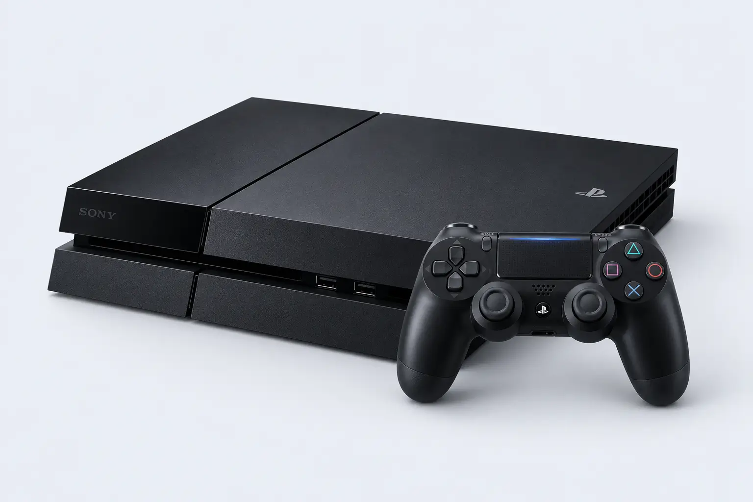 PlayStation 4 console and controller